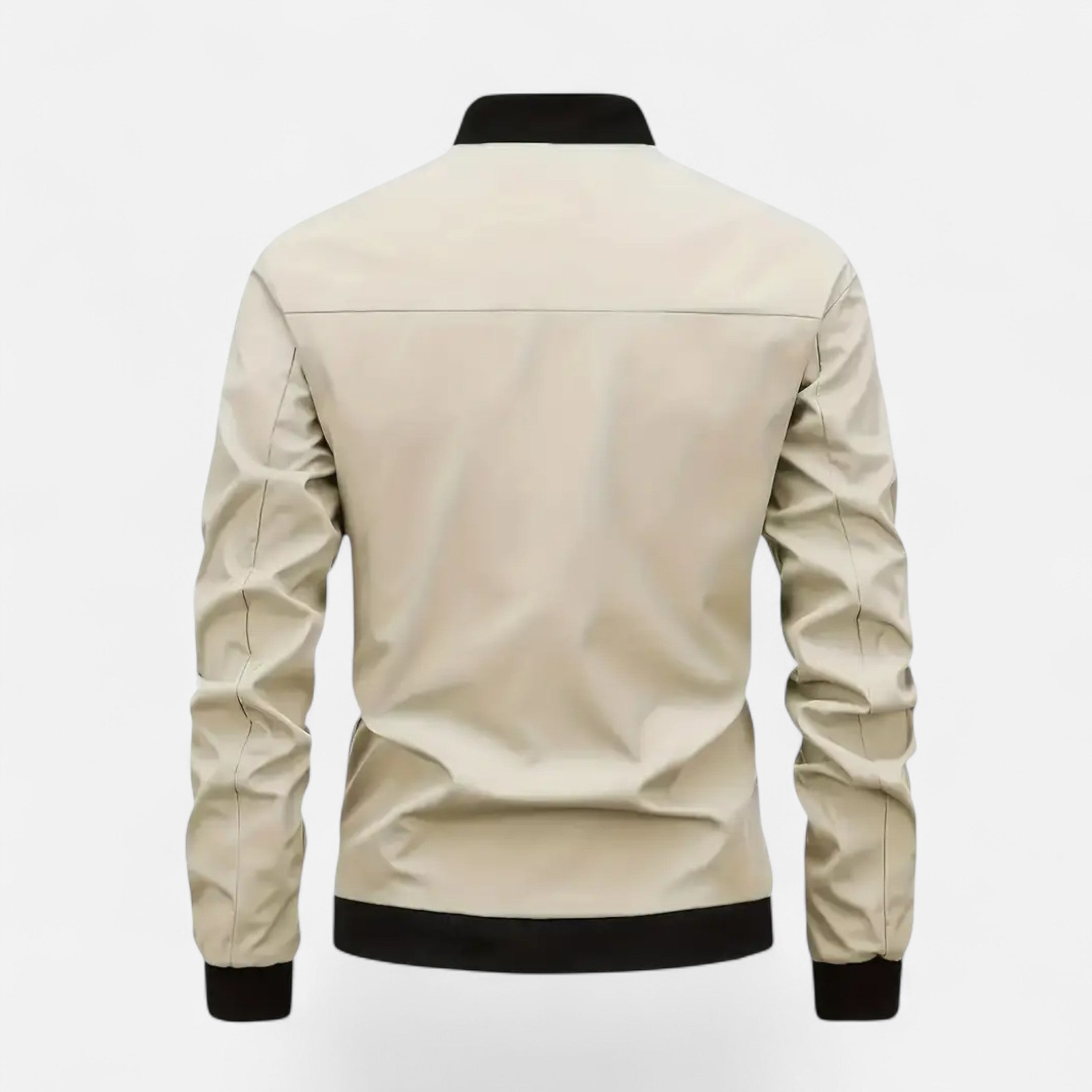 Men’s Classic Bomber Jacket Stand Collar-Jackets-Calvaro-ByCalvaro