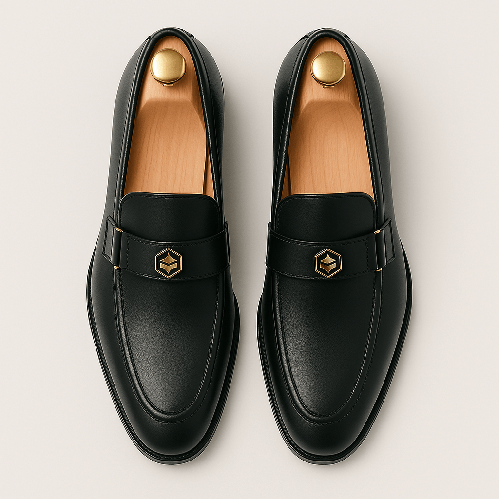 Men's Classic Elegance Penny Loafers-Loafers-Calvaro-ByCalvaro