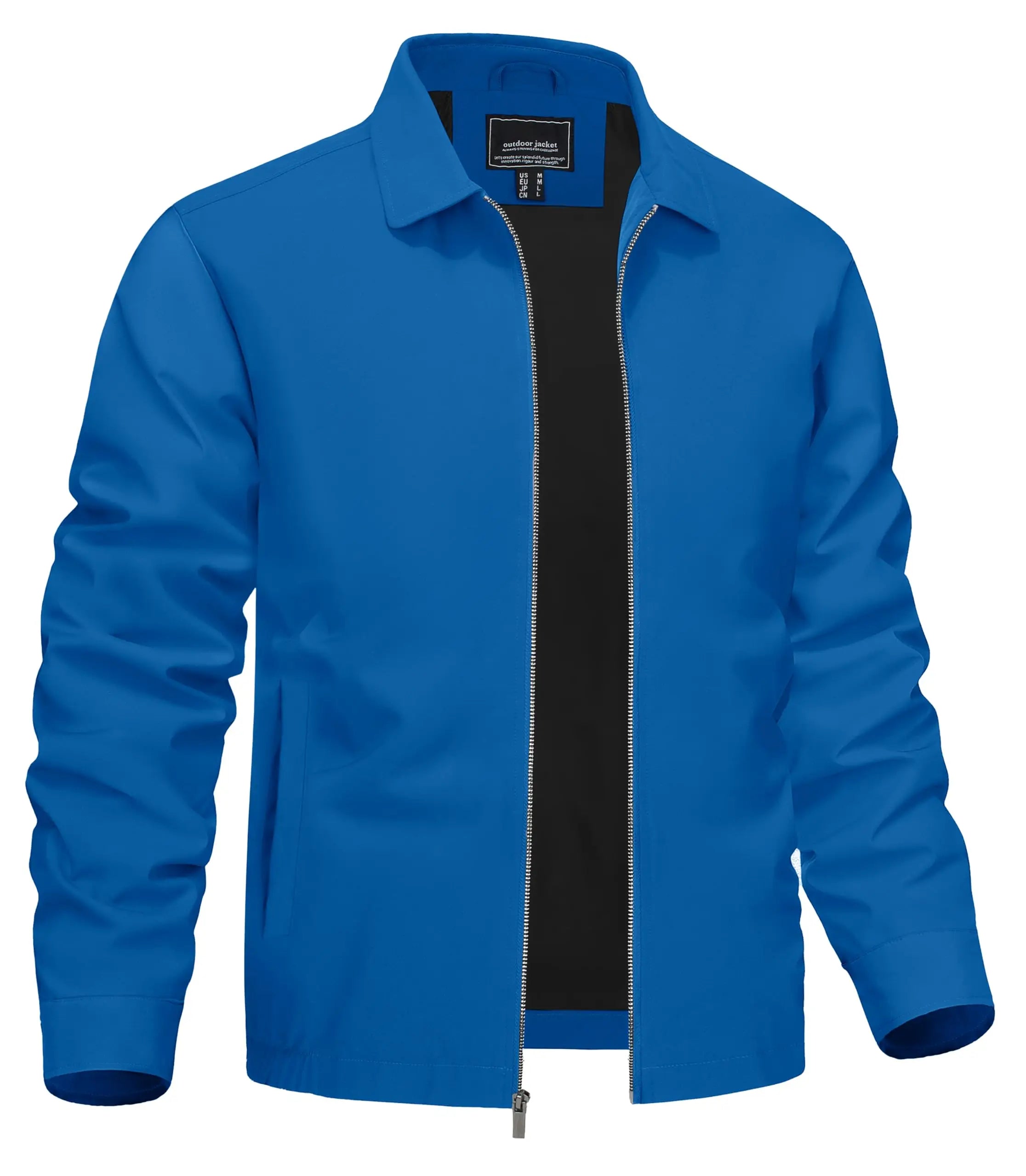 Men's Classic Lightweight Jacket with Pockets-Men's Jackets-Calvaro-ByCalvaro