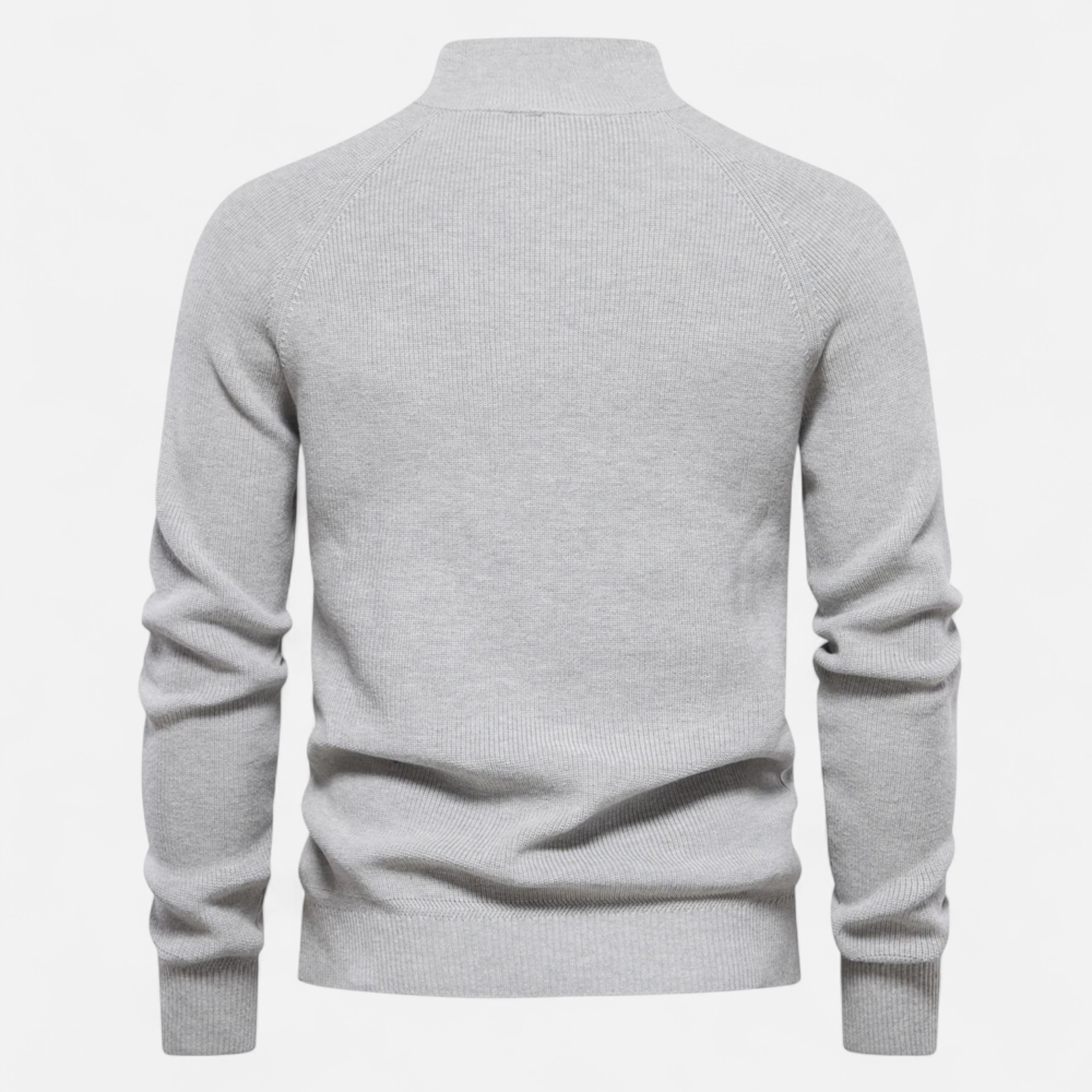 Men’s Knit Zip Sweater-Sweaters-Calvaro-ByCalvaro