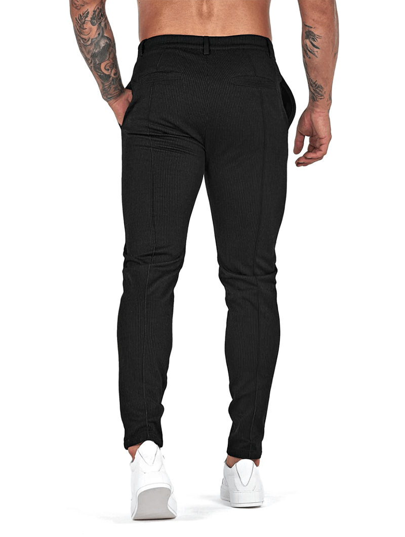 Men's Modern Fit Cargo Pants-Trousers-Calvaro-ByCalvaro