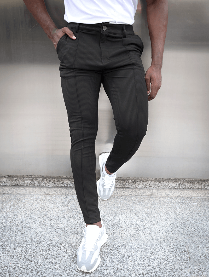 Men's Modern Fit Cargo Pants-Trousers-Calvaro-ByCalvaro