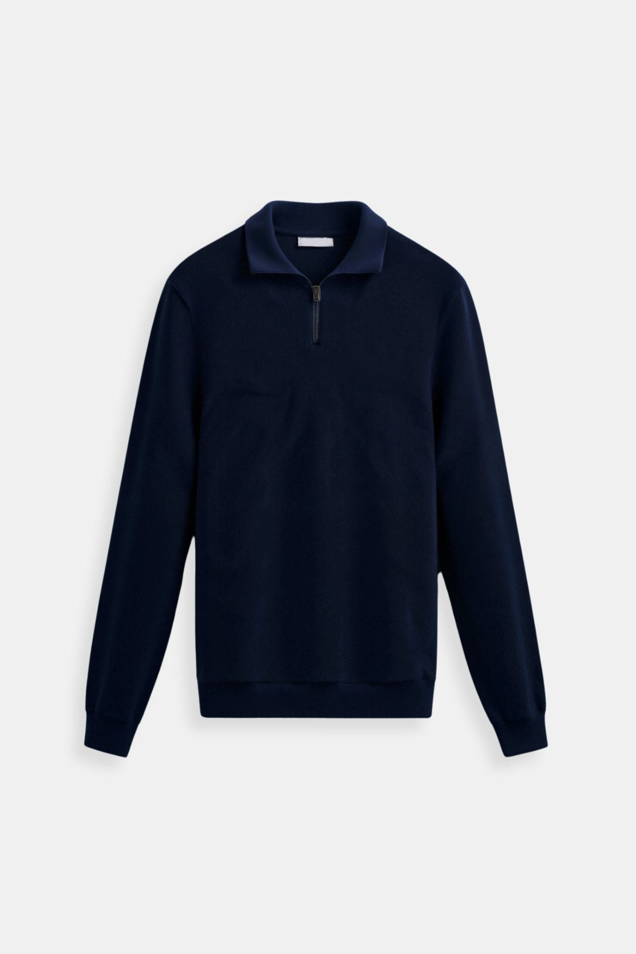 Men’s Quarter Zip Knit Sweater High Collar-Men's Sweaters-Calvaro-ByCalvaro