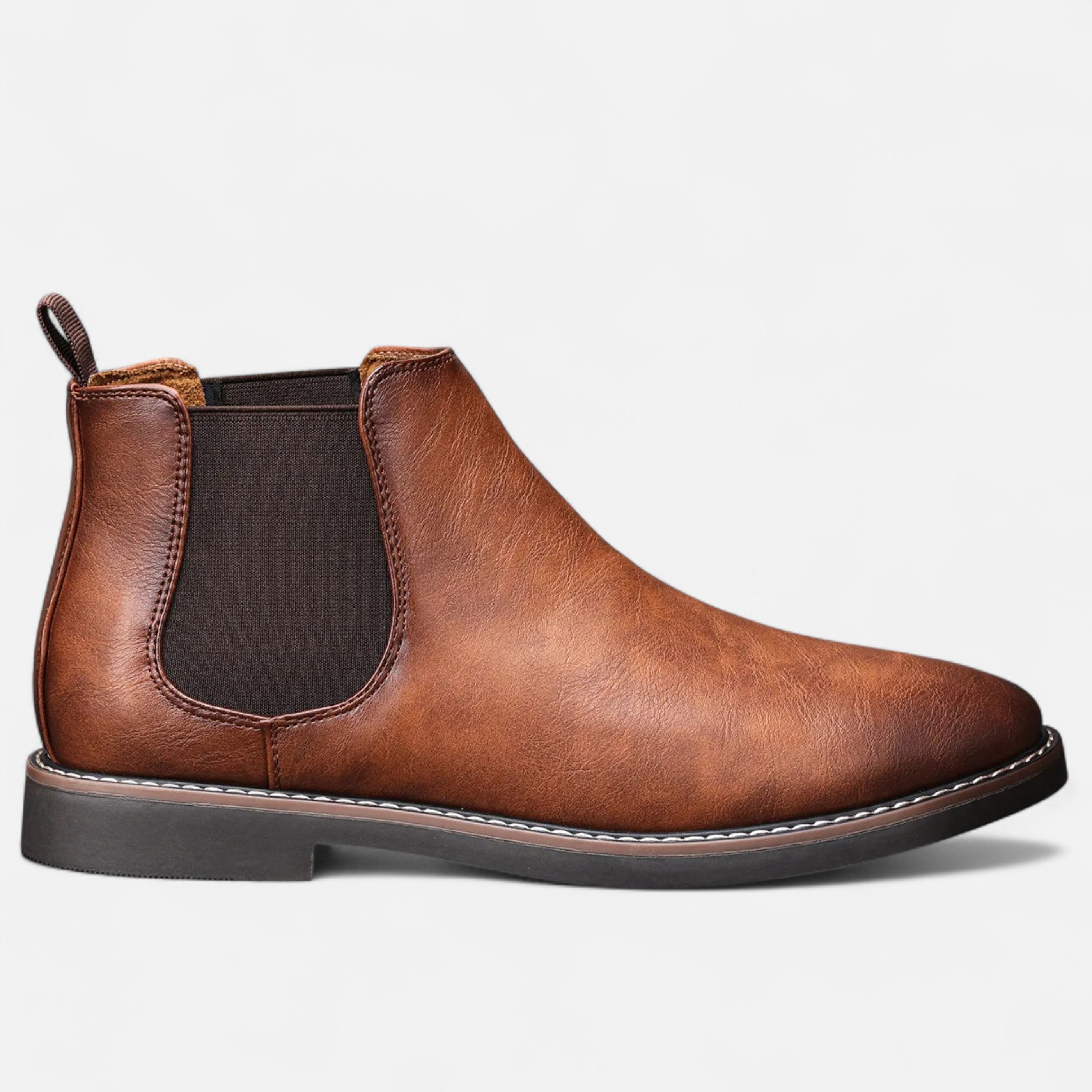 Men’s Retro Style Chelsea Boots-Shoes-Calvaro-ByCalvaro