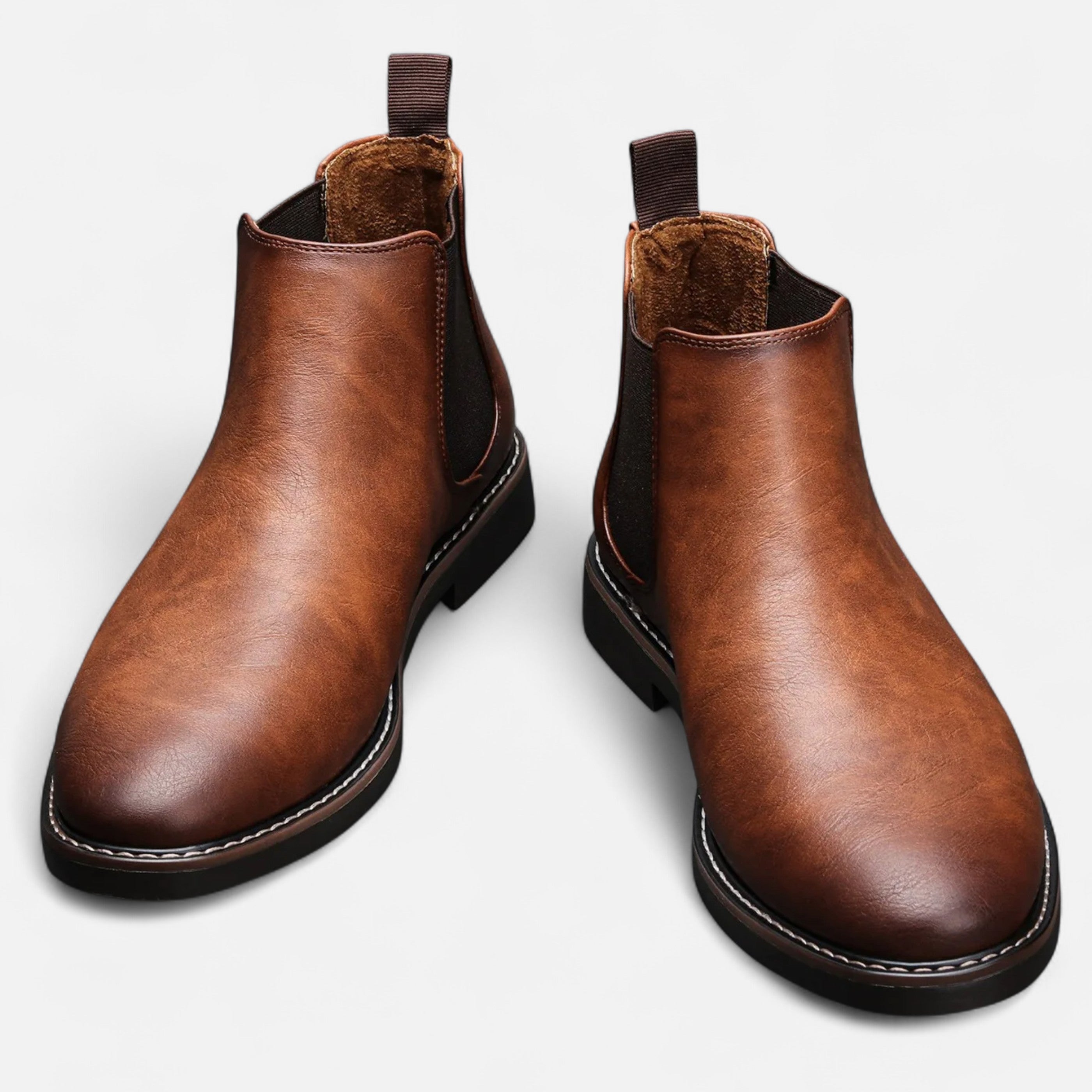 Men’s Retro Style Chelsea Boots-Shoes-Calvaro-ByCalvaro