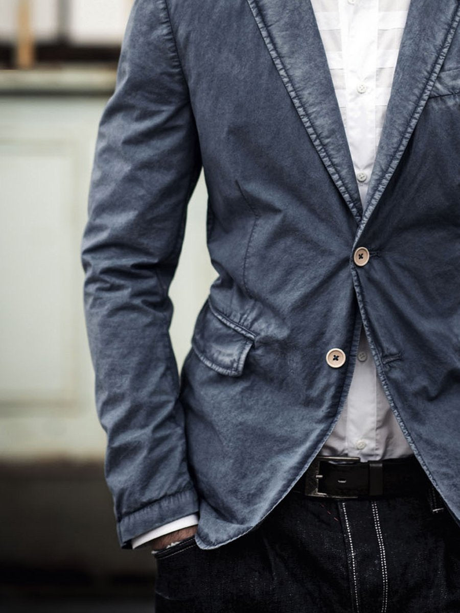 Men's Slim Fit Edge Jacket Fashionable Outerwear-Jackets-Calvaro-ByCalvaro