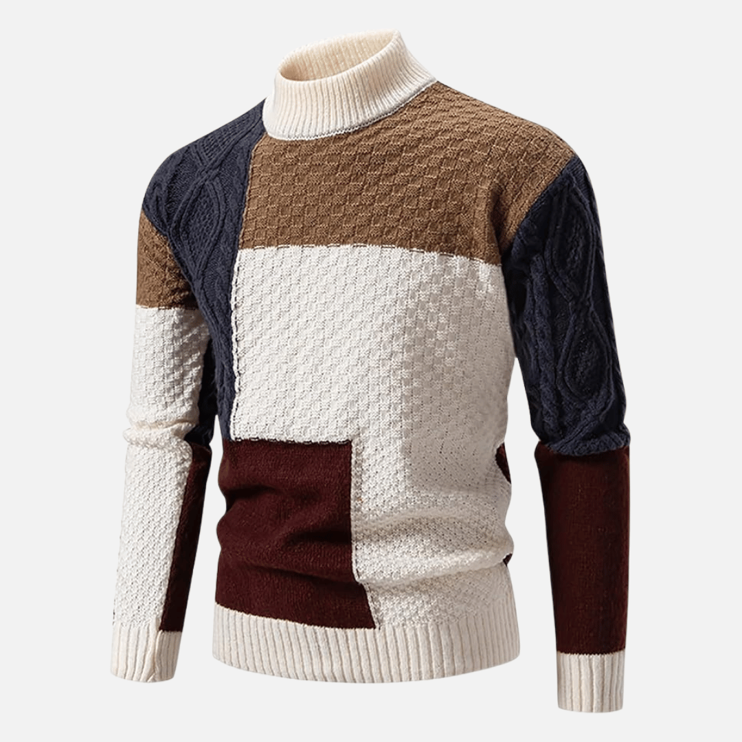 Men’s Sweater Relaxed Crewneck-Sweaters-Calvaro-ByCalvaro