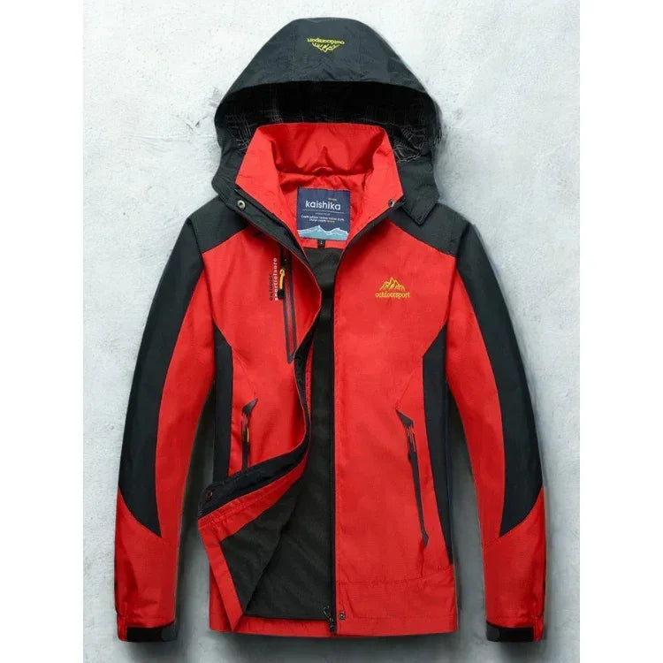 Men’s Waterproof Hiking Jacket-Coats & Jackets-Calvaro-ByCalvaro