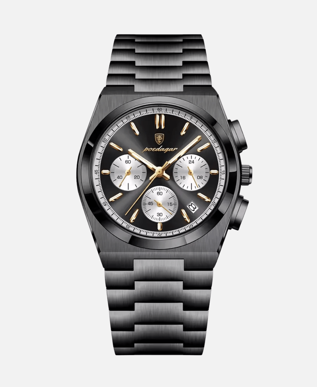 Calvaro Chronograph Quartz Watch-Watches-Calvaro-Black-ByCalvaro